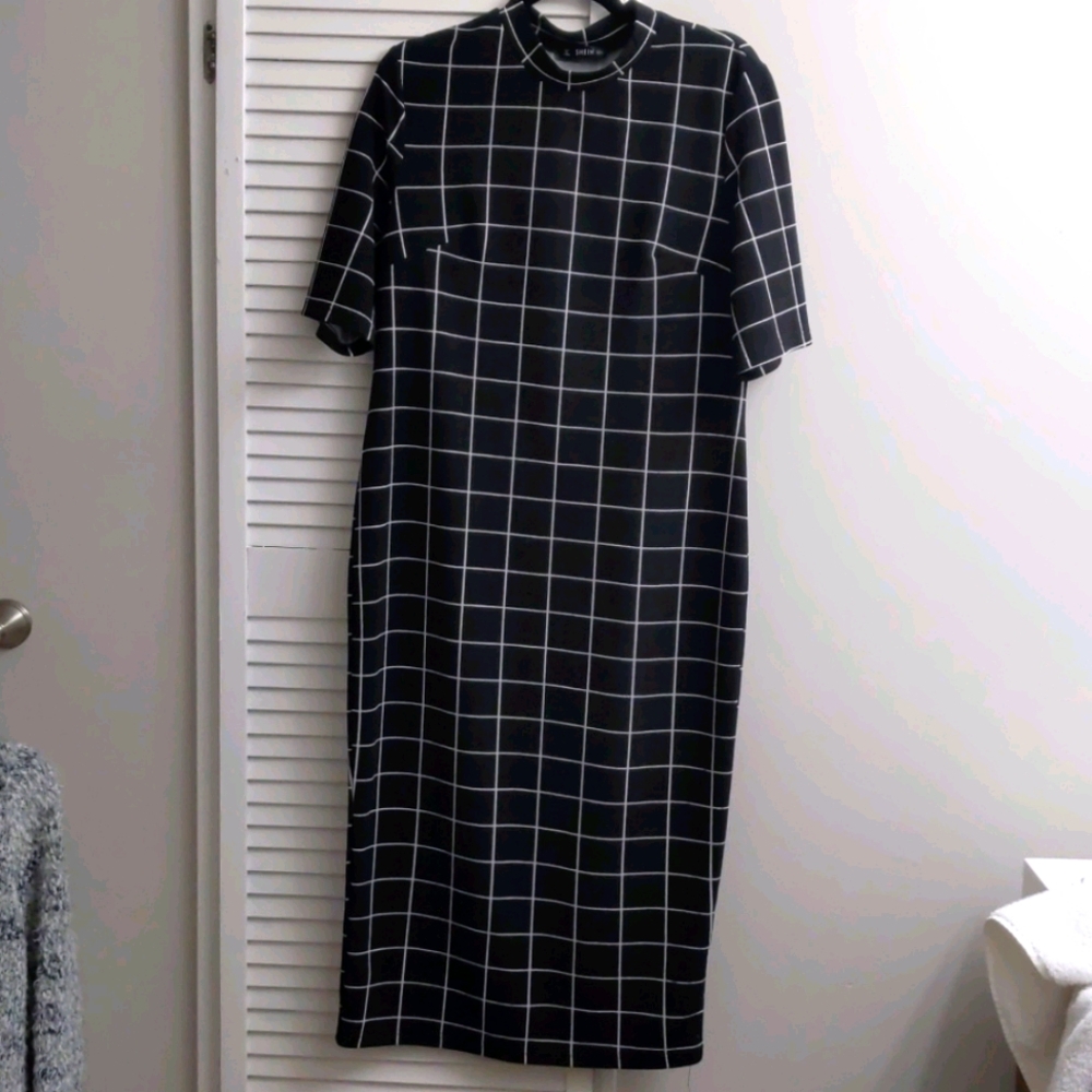 Checkered Bodycon dress